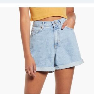Topshop Mom Denim Shorts size 4